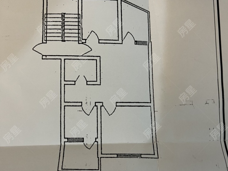 2室2廳1陽臺 頤欣里戶型圖