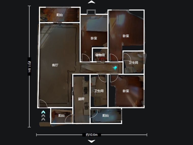 3室1廳 金地珺悅戶型圖