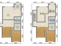 4室2廳1陽臺(tái) 金庭小區(qū)戶型圖