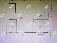 1室1廳1陽(yáng)臺(tái) 匯都國(guó)際一期戶型圖