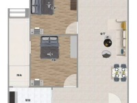 2室2廳1陽臺(tái) 人民路壹號(hào)廣場(chǎng)(壹號(hào)歡樂城)戶型圖