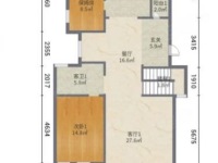 6室2廳3陽臺 東鳴佳苑別墅戶型圖
