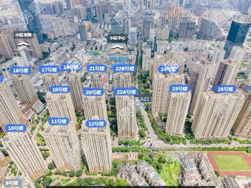 3室2廳 濱江俊園萊茵組團小區(qū)平面圖