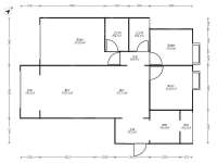 3室2廳1陽臺 金域緹香戶型圖