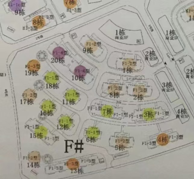 4室2廳3陽(yáng)臺(tái) 西南海F地塊別墅小區(qū)平面圖