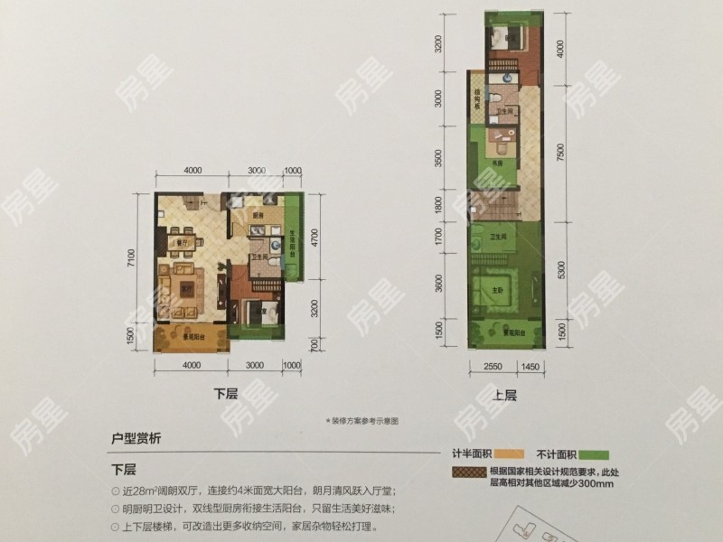 蓝光水岸公园户型图