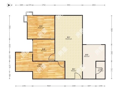 3室2廳1陽臺 新希望希望匯
