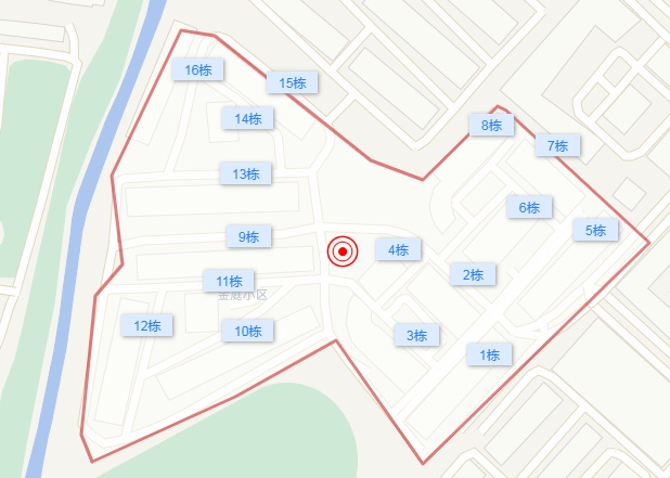 4室2廳1陽臺(tái) 金庭小區(qū)小區(qū)平面圖