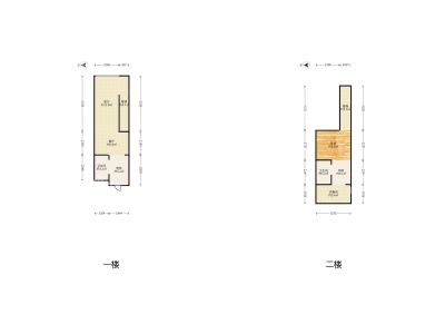 1室1廳1陽(yáng)臺(tái) 潤(rùn)城第二大道公寓戶型圖