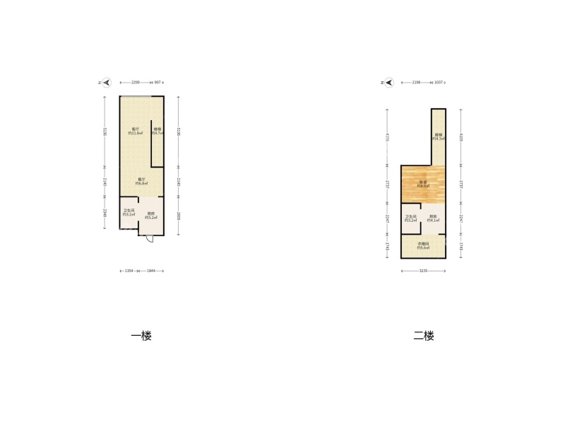 1室1廳1陽(yáng)臺(tái) 潤(rùn)城第二大道公寓戶型圖