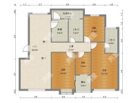 4室2廳2陽臺(tái) 時(shí)代風(fēng)華一期戶型圖