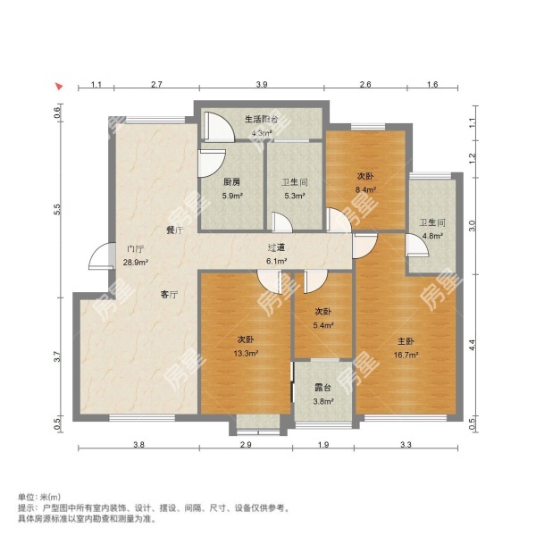时代风华一期户型图