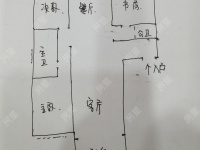 3室2廳2陽臺 江東鳴翠園西區(qū)戶型圖