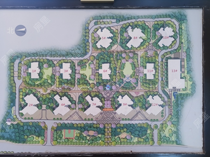 2室2廳2陽臺 中海錦苑小區(qū)平面圖