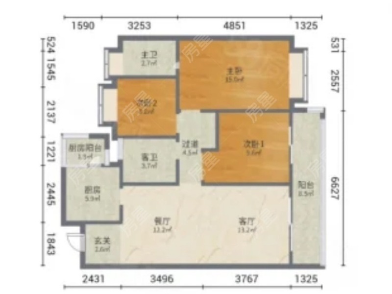 书香云海翰学苑户型图