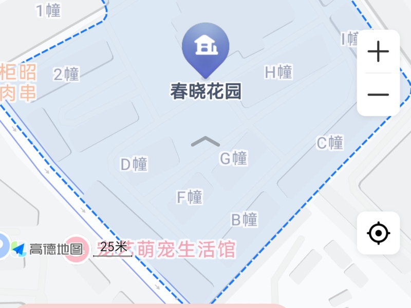 春晓花园小区平面图