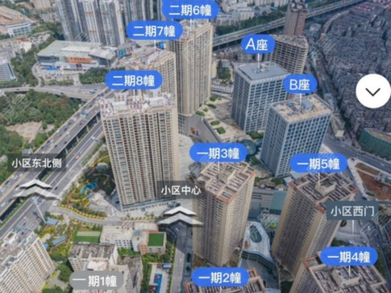 瑞鼎城二期小区平面图