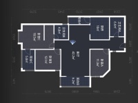 3室2廳 金坤尚城祥和里戶型圖