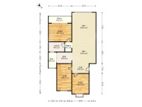 3室2廳2陽臺(tái) 玫瑰灣小區(qū)戶型圖