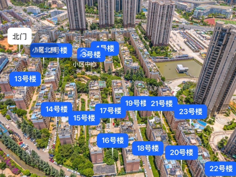 时代年华锦华苑小区平面图