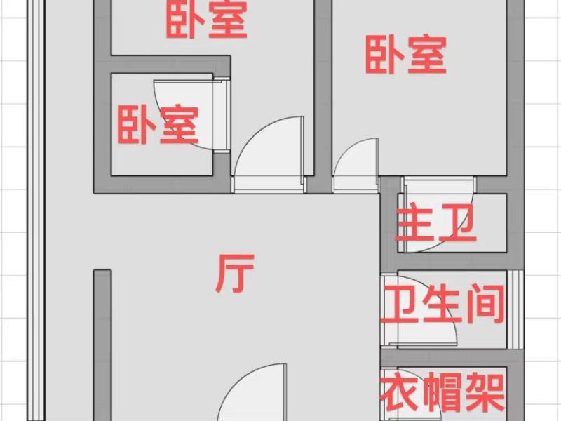 5室2廳3陽臺 東方廣場戶型圖