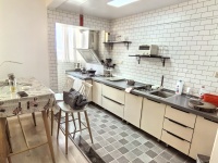 3室2廳1陽臺(tái) 藍(lán)色經(jīng)典現(xiàn)代洋房廚房