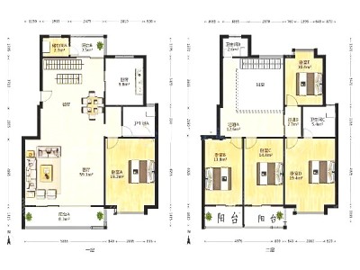 5室2廳4陽臺(tái) 廣福小區(qū)一期西區(qū)