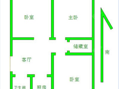 4室2廳2陽(yáng)臺(tái) 西秀園