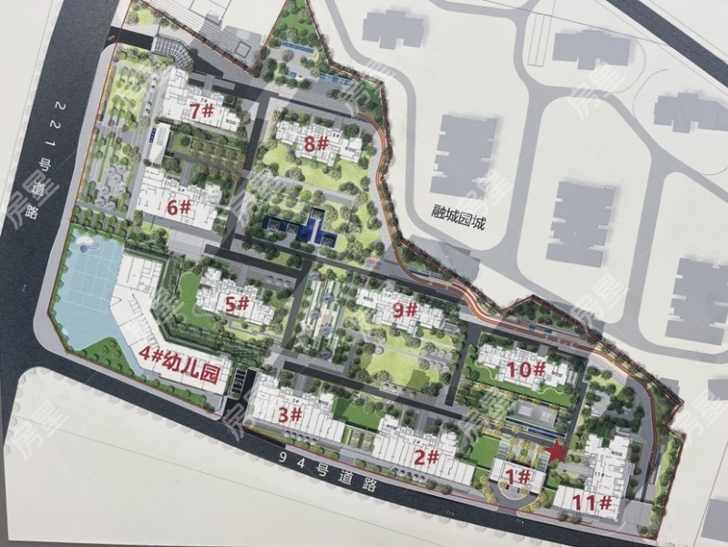 4室2廳2陽臺 招商雍和府二期小區(qū)平面圖