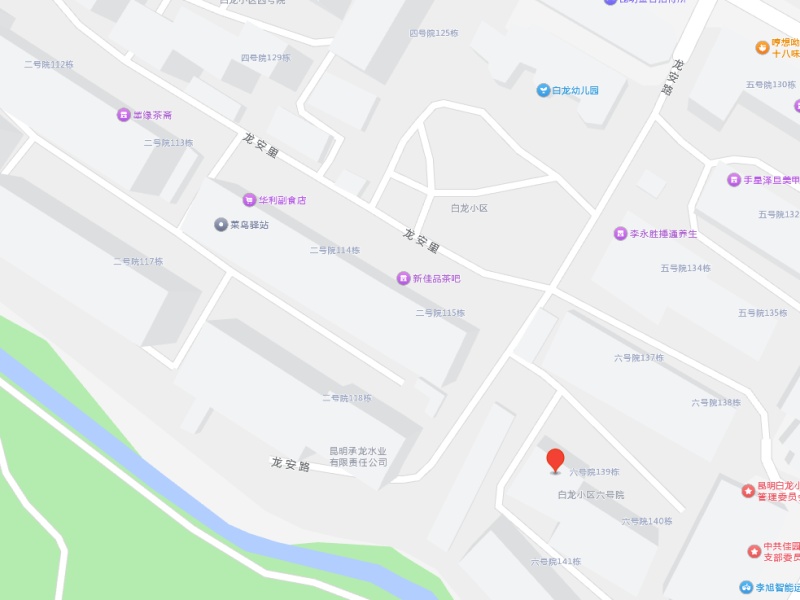 3室2廳2陽(yáng)臺(tái) 白龍小區(qū)小區(qū)平面圖