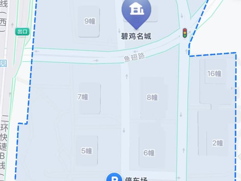 2室2廳2陽臺 碧雞名城小區(qū)平面圖