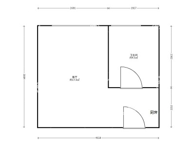 1室1廳1陽臺 未名城A6