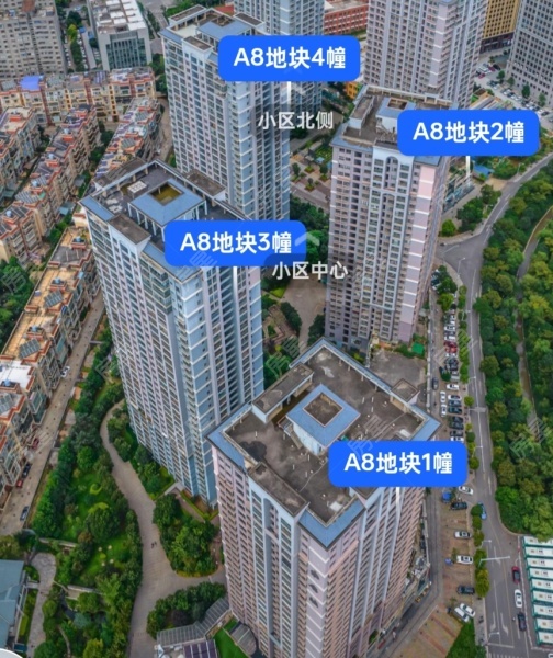 未名城A8小区平面图