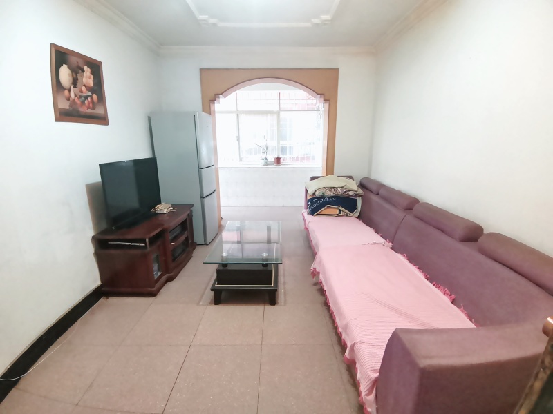 2室2廳1陽臺 江岸小區(qū)韻江里客廳