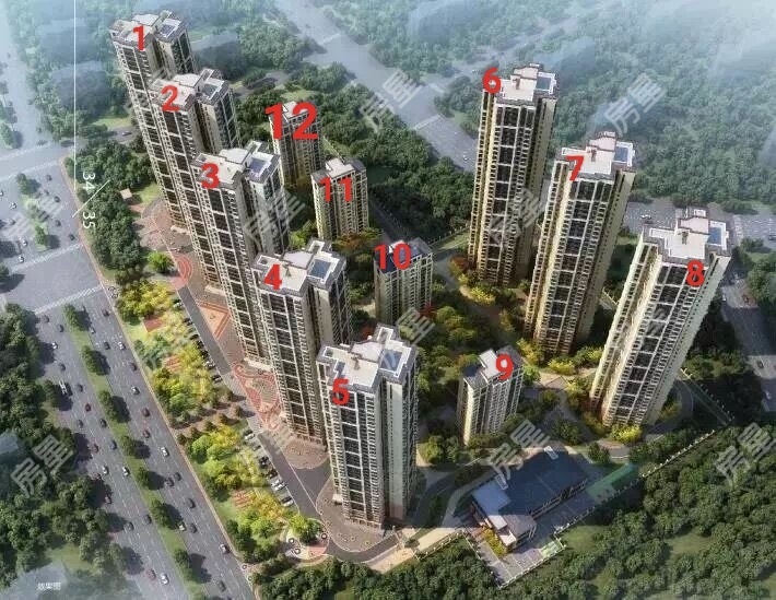 中海锦苑小区平面图