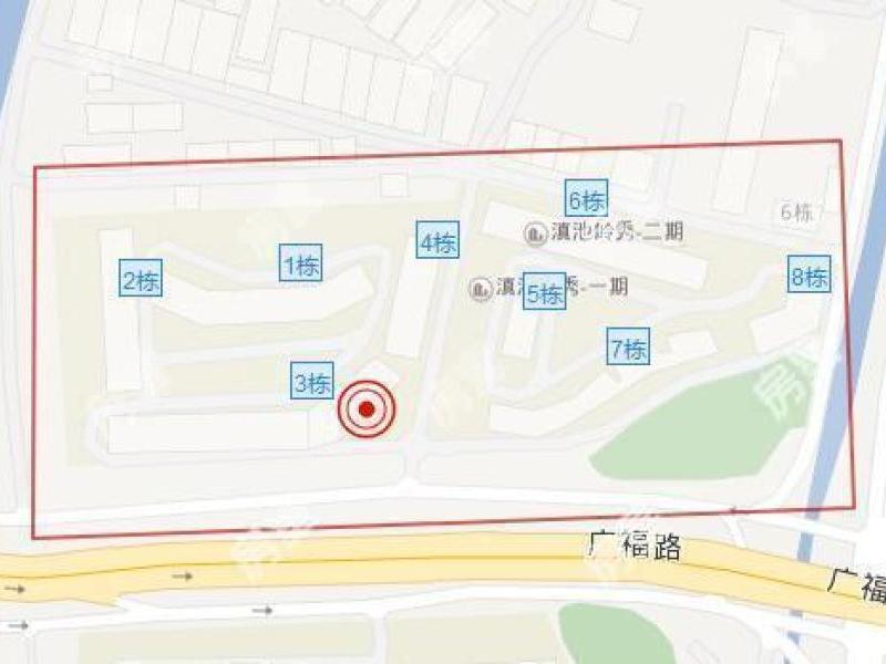 4室2廳2陽臺 滇池嶺秀二期小區(qū)平面圖