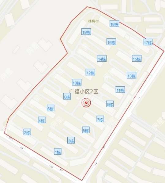 5室2廳3陽臺 廣福小區(qū)二期小區(qū)平面圖