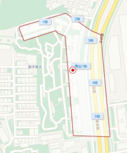 都市春天小区平面图