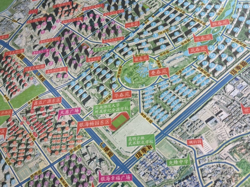 世纪城岚春苑小区平面图