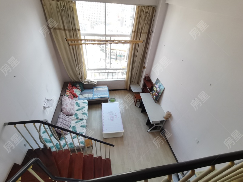 1室1廳1陽(yáng)臺(tái) 可樂(lè)公寓客廳