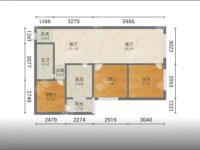 3室2廳1陽臺(tái) 俊發(fā)逸天峰戶型圖