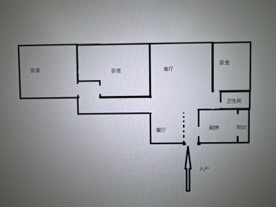 3室2廳2陽臺(tái) 葡萄街區(qū)天宇花園