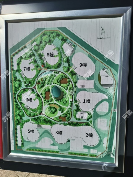 3室2廳1陽臺 江東永和府小區(qū)平面圖