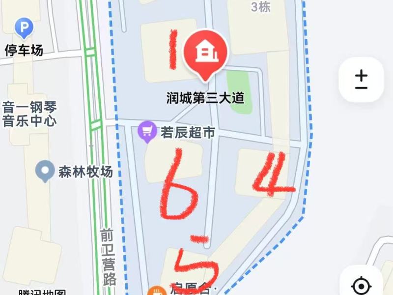 润城第三大道小区平面图