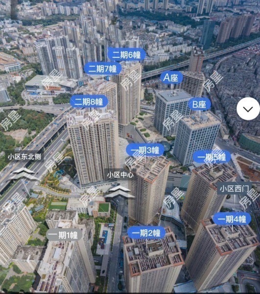 3室2廳 瑞鼎城一期小區(qū)平面圖