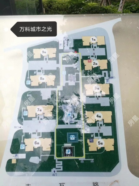 万科城市之光小区平面图