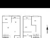 2室1廳1陽(yáng)臺(tái) 紅星國(guó)際晶品公寓戶型圖