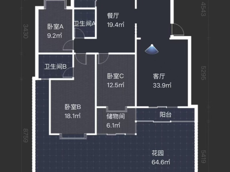 佳湖花园户型图