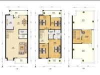 4室2廳2陽臺 滇池花園別墅戶型圖