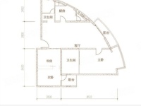 3室2廳1陽臺 江東永和府戶型圖